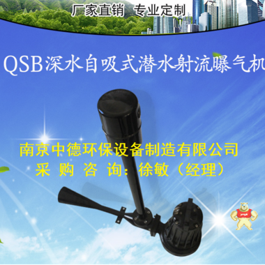 供应潜水射流曝气机；射流式潜水曝气机怎么选型安装；QSB5.5潜水射流式曝气机标准状态下清水的充氧量 射流式潜水曝气机销售,射流式潜水曝气机用途,射流式潜水曝气机图片,射流式潜水曝气机价格,射流式潜水曝气机厂家直销
