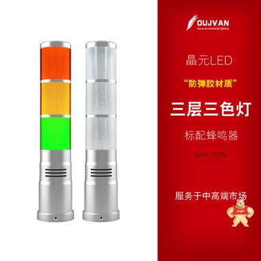 OJ-Q1H_机床信号灯_数控三色灯_设备警示灯 机床信号灯,数控三色灯,设备警示灯,机床三色灯,三色灯