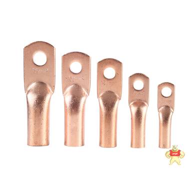 宇益DT镀锡铜鼻子纯铜紫铜接线端子镀锡堵油压线接头高压电线电缆线耳 镀锡铜鼻子,管压线鼻子,管型铜线鼻,铜接线端子,烫锡铜接头