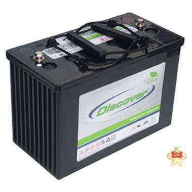 Discover蓄电池 EV12A-A 12V140AH 牵引工业电池 登高车 洗地机 高尔夫球车电池 加拿大Discover蓄电池,EV12A-A