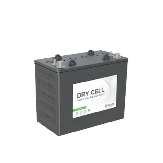 Discover蓄电池 EV12A-A 12V140AH 牵引工业电池 登高车 洗地机 高尔夫球车电池
