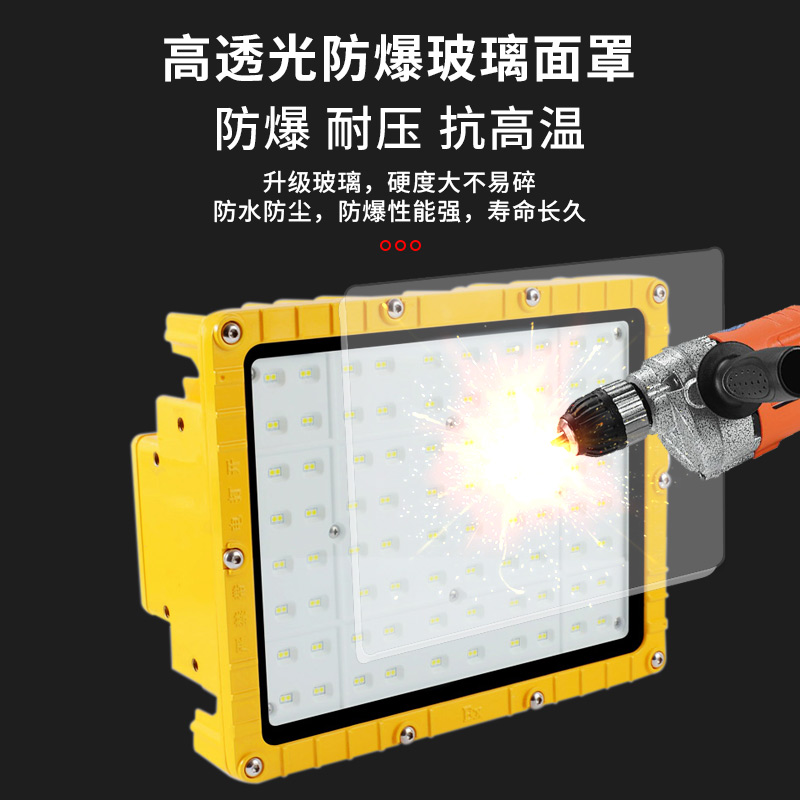 BATL58 LED防爆灯50W防腐泛光灯加油站车间化工厂仓库照明投光射灯耐高温