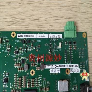 ABB  GFD563A101 3BHE046836R0101 控制器 模块卡件库存 卡件,控制器,模块,伺服电机,电源控制器