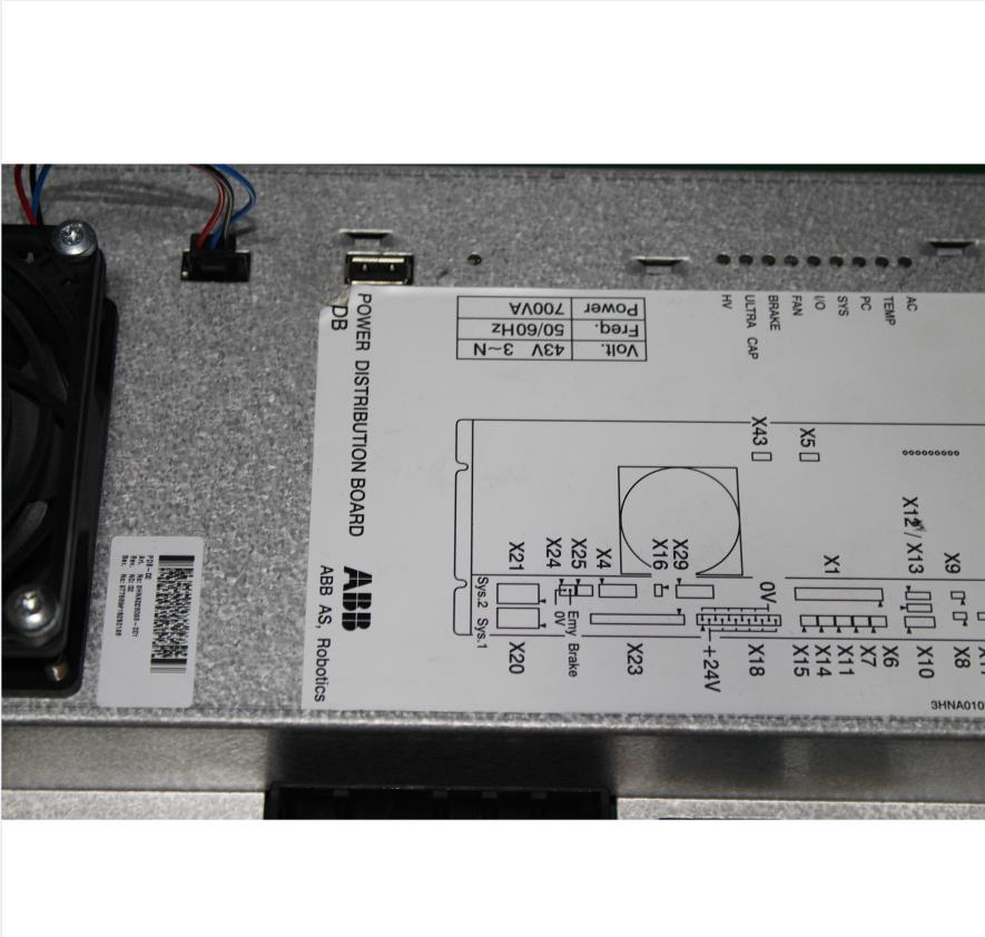 ABB 喷涂机器人3HNA023093-001控制柜PDB-02电源分配板