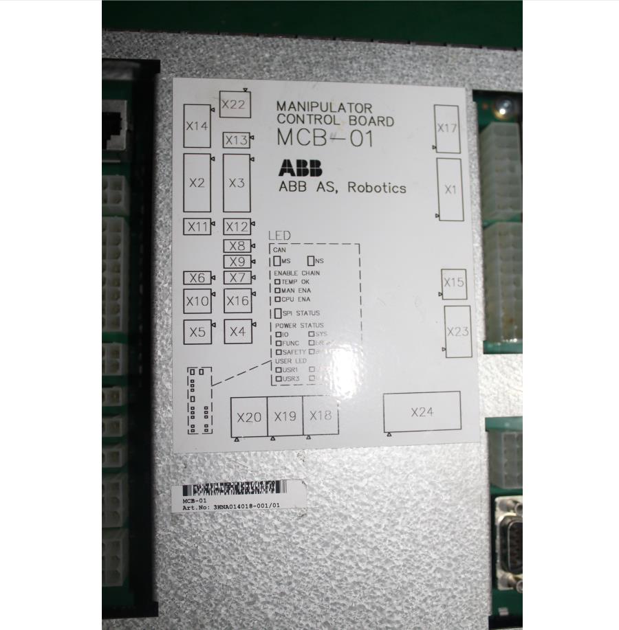 ABB 3HNA014018-001机械手控制板MCB-01