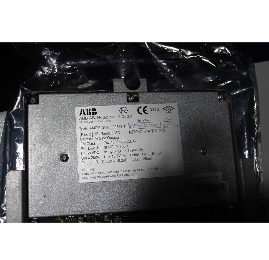 ABB工业机器人配件3HNE09552-1备件 ABB,3HNE09552-1,机器人零部件,ABB工控模块