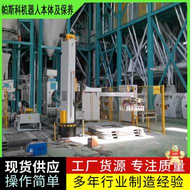立柱機(jī)器人單工位碼垛線體山東帕斯科 