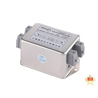 单相直流双级滤波器 抗干扰电源净化 赛纪SJD410D端子台 滤波器,电源滤波器,信号抗干扰,噪音净化,低通滤波器