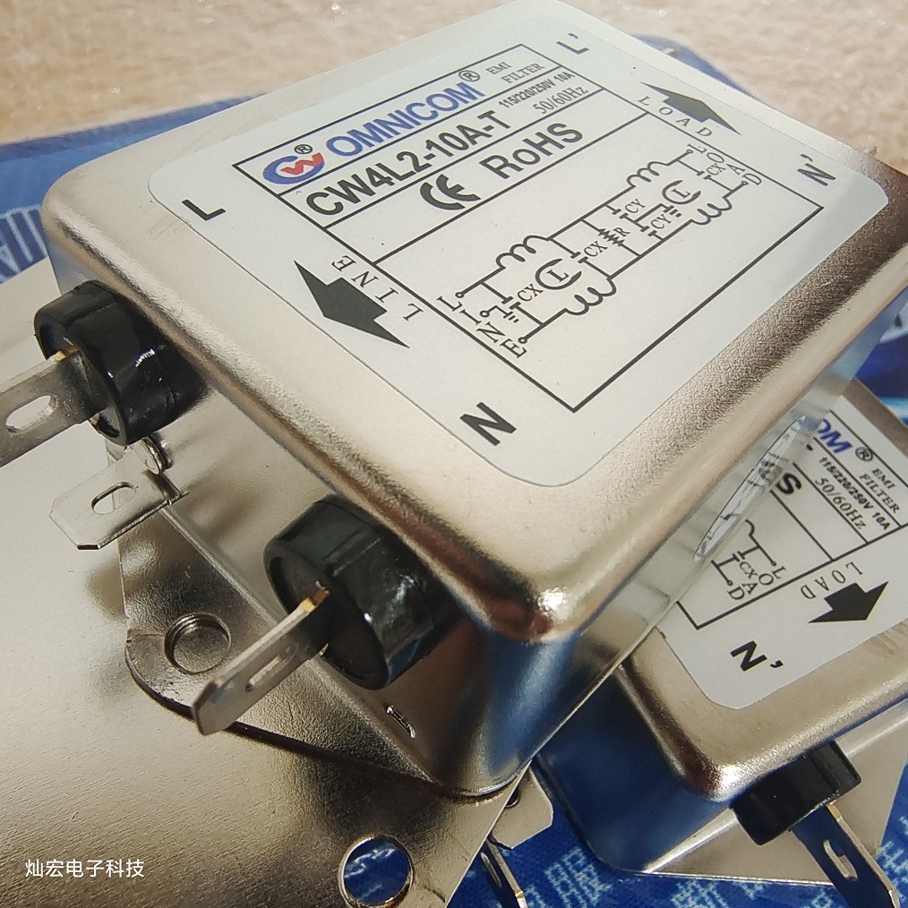 OMNICOM电源滤波器CW12B-40A-S CW12B-40A-R