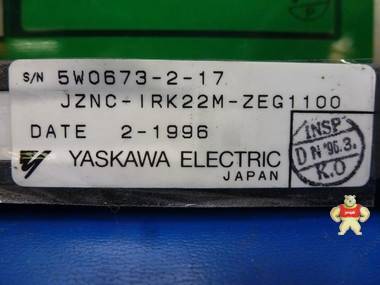 YASKAWA JZNC-IRK22M-ZEG1100 