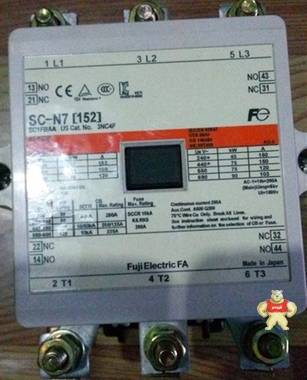 原装现货日本富士FUJI接触器SC-N7  AC/DC110V特价专卖  现货大量 