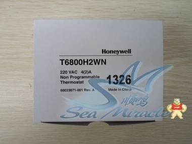现货Honeywell霍尼韦尔T6800H2WN温度控制器温控开关中央空调 