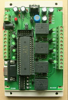 12V 四路继电器模块 可编程继电器控制板 延时定时开关 PLC工业控