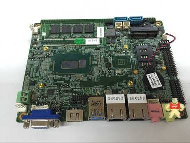 板载Haswel四代I7-4500U 4G内存 32GSSD超低功耗3.5寸工控主板 