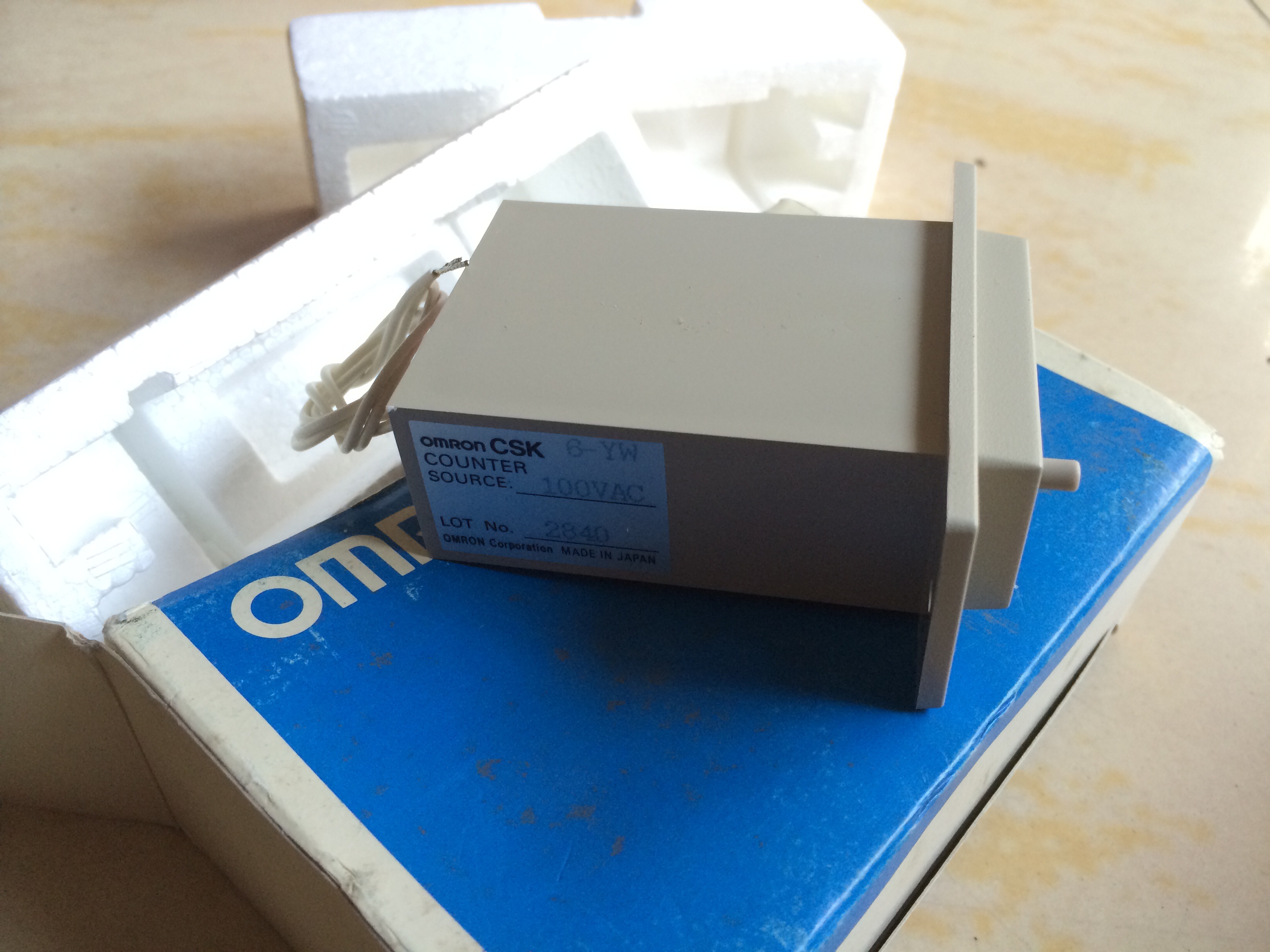 CSK6-YW 现货欧姆龙OMRON计数器 AC100V 电磁机械式计数器