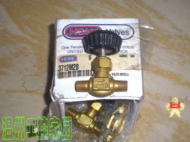 美國(guó)HOKE黃銅鍛件針閥 3712M2B NPT1/8 