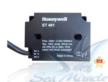 美国 Honeywell 点火变压器 ET401，原装现货 变压器 霍尼韦尔 