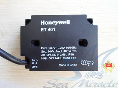 美国 Honeywell 点火变压器 ET401，原装现货 变压器 霍尼韦尔 