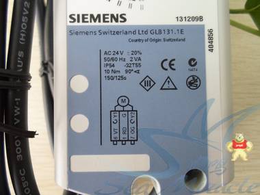 现货 SIEMENS西门子 GLB131.1E 24v电动风门风阀执行器10NM 楼宇自控汇总 