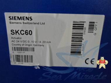 现货 SIEMENS西门子 SKC60 水阀电动阀门执行器驱动器执行机构 楼宇自控汇总 