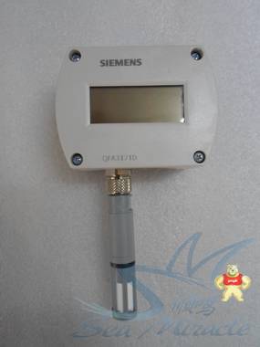 现货西门子 QFA3171D 带显示室外液晶数字空气温湿度传感器4-20ma 上海顺鸣实业 