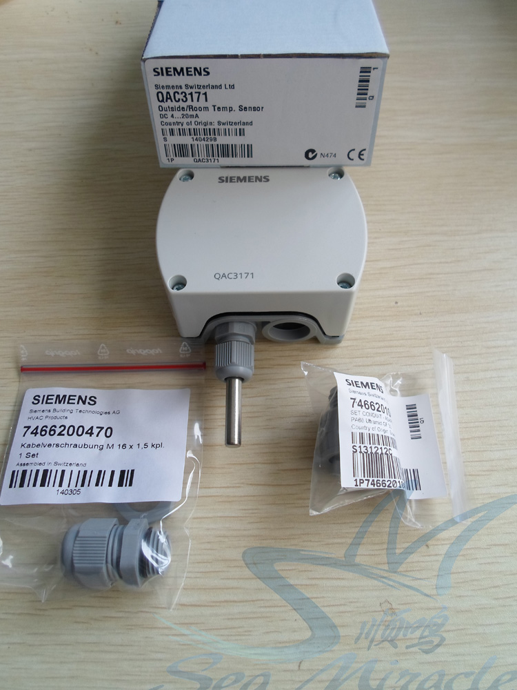 Siemens QAC3171 Temperature Sensor, Outdoor