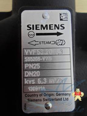 SIEMENS西门子VVF53.20-6.3电动二通调节阀门6分法兰水管阀门dn20 楼宇自控汇总 