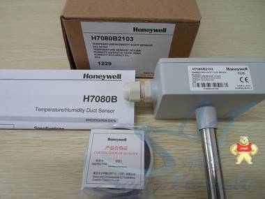 现货Honeywell霍尼韦尔 H7080B2103风管式数字温湿度传感器4-20ma 上海顺鸣实业 