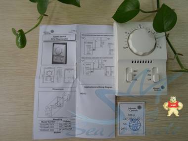 现货 江森 T2000AAC-0C0 机械式风机盘管温控器中央空调温控开关 楼宇自控汇总 