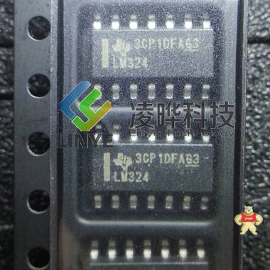 集成电路IC TI/德州仪器 LM324 LM324DR 放大IC ***全新原装 