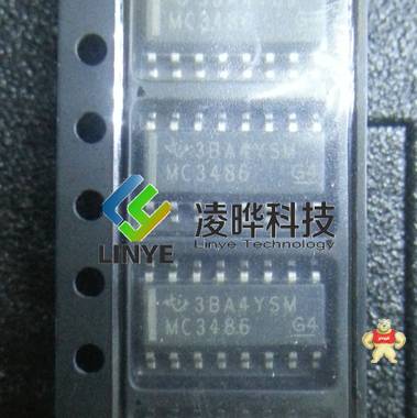 集成电路IC TI/德州仪器 MC3486DR MC3486 通信IC 只做全新原装 