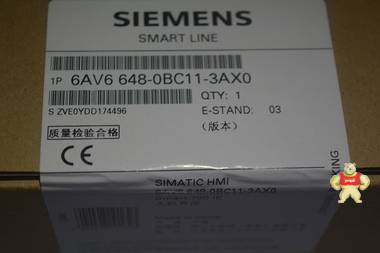 西门子1P 6AV6648-0BC11-3AX0/西门子全新原装SMART700IE触摸屏 西门子全系列供应店 