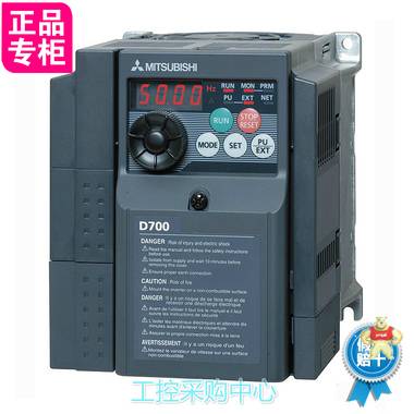 三菱变频器 FR-D720S -0.75K-CHT 750W 单相220V 全新原装现货！ 