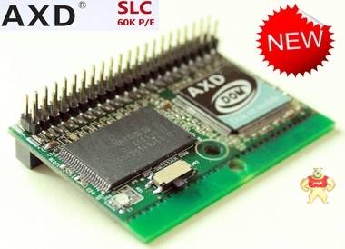 AXD-I44H-S2 IDE工业电子硬盘 公头IDEDOM 卧式（SLC系列） 