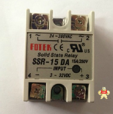 阳明 单相直流控交流固态继电器SSR-15DA 固态继电器15A 高品质 