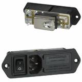 TE / CORCOM - 5EFM1S=2-6609129-3 - 连接器 IEC 带开关及保险丝