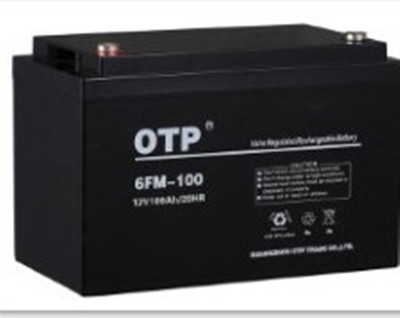 OTP电池6FM-100 OTP蓄电池12V100AH免维护电池全国联保质保三年