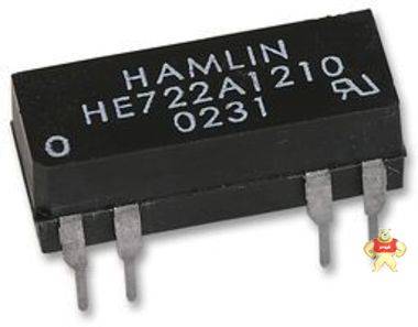 HE722A1210 - 继电器 REED DIL DPNO 12VDC   HAMLIN 