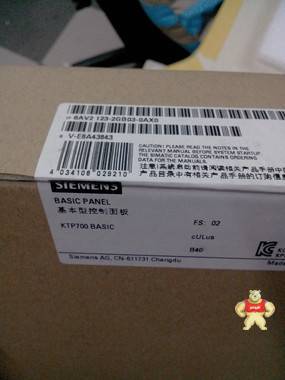 西门子6AV2123-2GB03-0AX0 KTP700 全新原装现货 质保一年