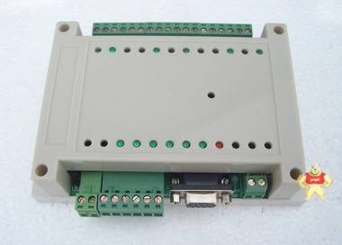 12V 六路工控板 可编程 RS232 RS485接口 STC 继电器控制 仿PLC 