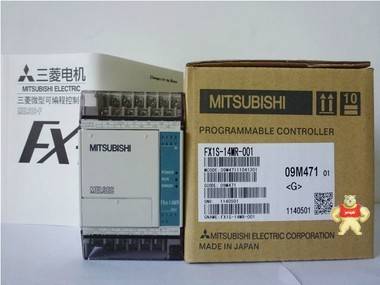 原装日本三菱Mitsubishi PLC FX1S-14MR -001九成新 无维修 