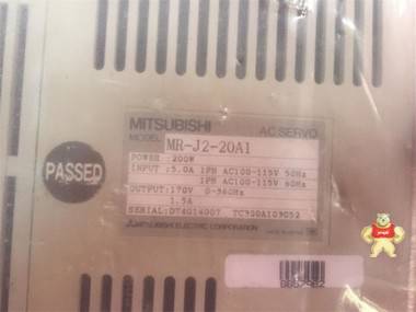 三菱电机伺服驱动器电机HC-MF23k-UE(200W) MR-j2-20a1伺服一套 