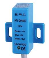 HWL方型接近开关NPN常开型HTL-Q04N1E现货4mm检测距离原装进口