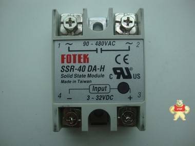 FOTEK/阳明单相固态继电器SSR-40DA-H现货供应ssr-40da 