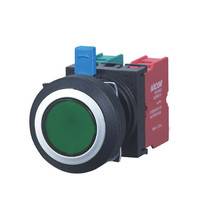 进口韩国凯昆Φ22金属耐用铝合金哑光型自锁按钮开关K2A-31现货