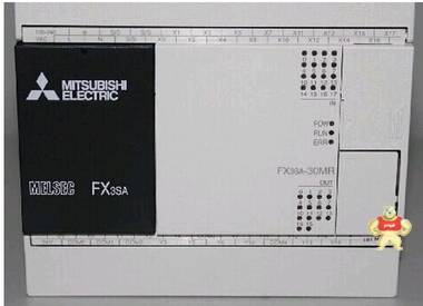 日本三菱PLC主机FX3SA-30MR-CM可编程控制器 