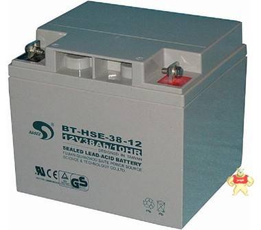 赛特蓄电池12V38AH（BT-HSE-38-12） 工业蓄电池UPS电源 