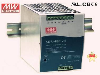 供应台湾明纬电源SDR-480-24 