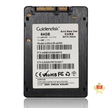 厂家直销云存goldendisk2.5寸64GSSD固态硬盘工控主板专用 