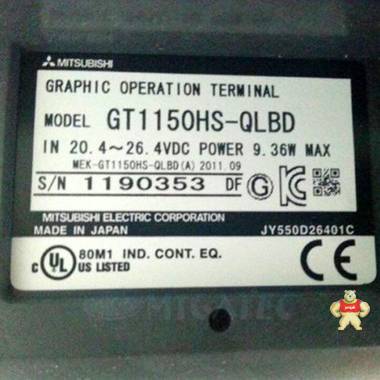 全新原装 三菱 触摸屏 GT1150HS-QLBD 